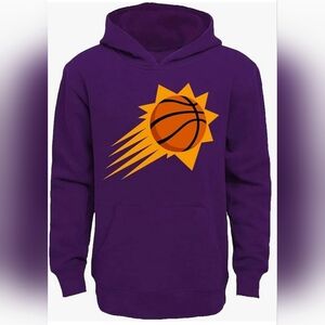 NWT Youth Phoenix Suns Purple Home Fleece Hoodie Pullover